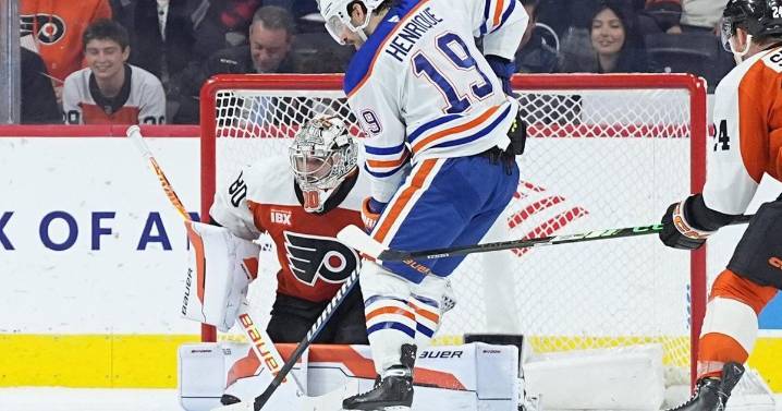Roslovic scores in OT as Oilers defeat Flyers 2