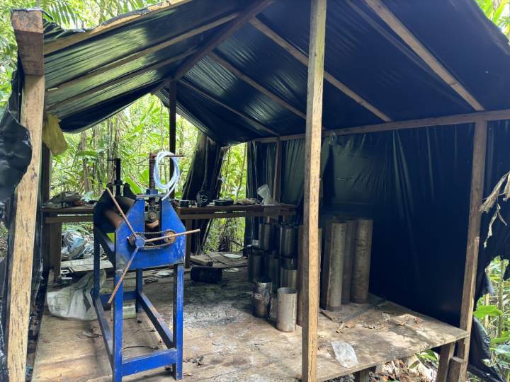 Ejército neutraliza fábrica de explosivos en Casanare