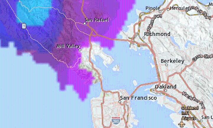 The wettest and windiest Bay Area places in this week’s storm