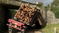 Smack my bridge up! Welsh rail overpass is Britain's most bashed
