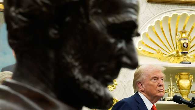 Trump reveals renovated Lincoln Bedroom bathroom