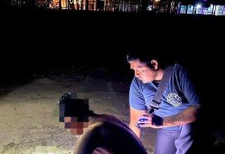 Guardavidas Estatales rescatan a dos hombres en playa Borrego en San Blas