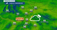 Mostly cloudy and mild with little to no wind on Wednesday!