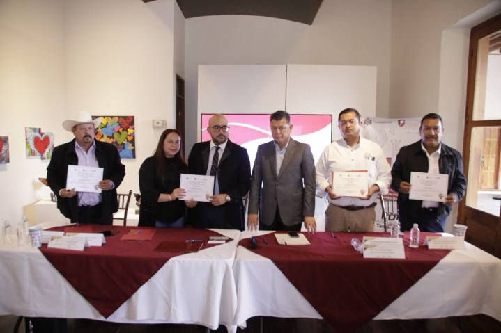 Firman convenio alcaldes del altiplano para fortalecer la transparencia en administración municipal