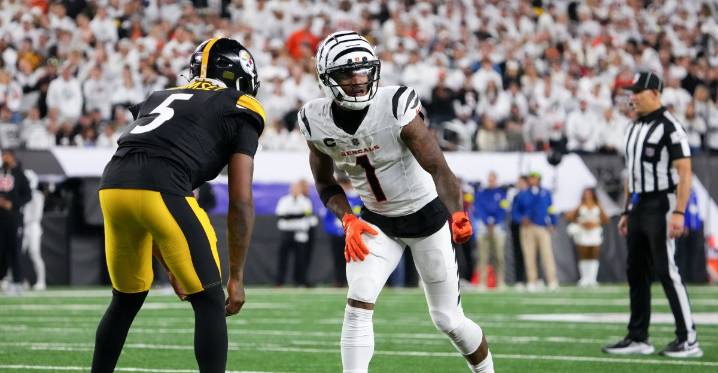 Bengals WR Ja’Marr Chase faces one-game suspension after spitting incident vs. Steelers