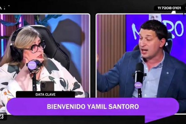 Escandalosa pelea en vivo: Yamil Santoro se hizo el picante con Ivy Cángaro y se comió una paliza tremenda