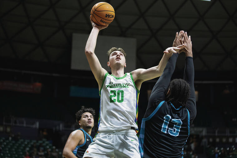 Hawaii big man Isaac Johnson credits marriage for his hot start with his new team