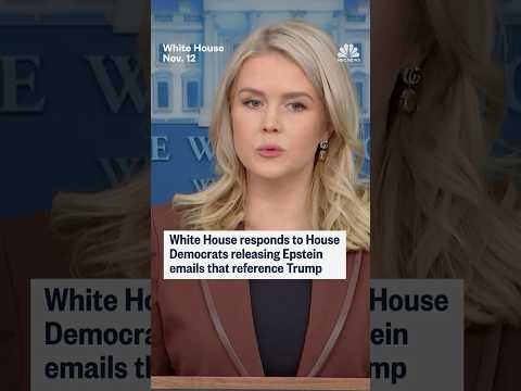 White House responds to House Democrats releasing Epstein emails that reference Trump
