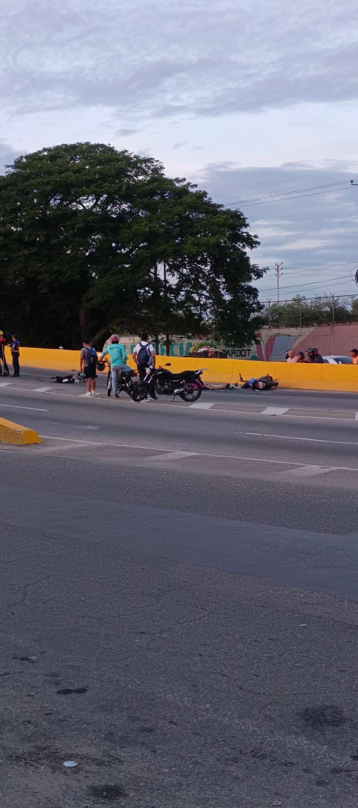 En Aragua: Dos motorizados mueren arrollados por un vehículo de carga pesada en el elevado del Noveno Inning