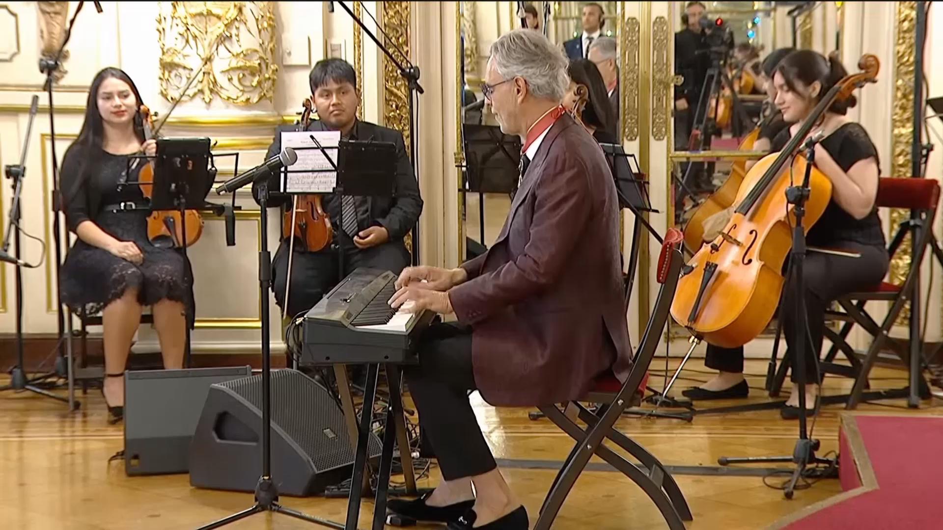 Andrea Bocelli bestowed with Argentina's Order of May