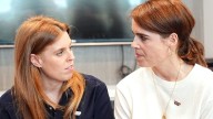 Princess Beatrice and Princess Eugenie share emotional embrace in first joint outing after dad Andrew's scandal