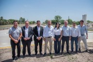 Se inauguró la rotonda de ingreso a Rosario del Tala sobre la ruta 39