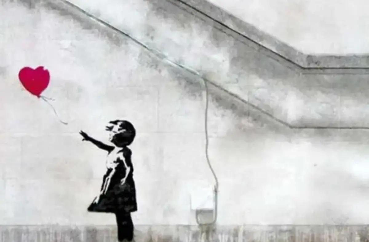 Robo exprés de un Banksy en Londres: ladrón recibe 13 meses de cárcel por llevarse Niña con globo