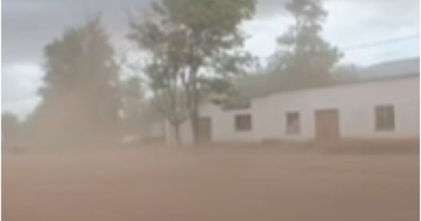 A clavar las chapas: fuertes vientos en Apolinario Saravia