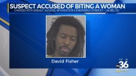 Man arrested for allegedly biting, assaulting a woman