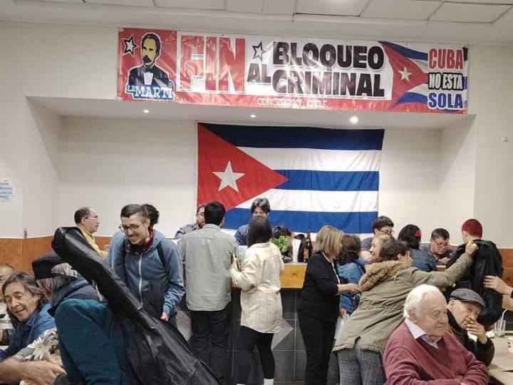 La solidaridad con Cuba también vive en el sur de Chile (+Foto)