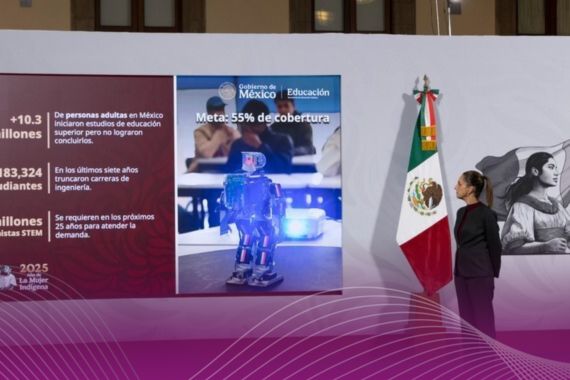 Sheinbaum presenta SaberesMX, plataforma gratuita para ampliar el acceso a la educación