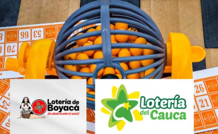 Loterías del Cauca y Boyacá: resultados oficiales del sorteo del 15 de noviembre de 2025