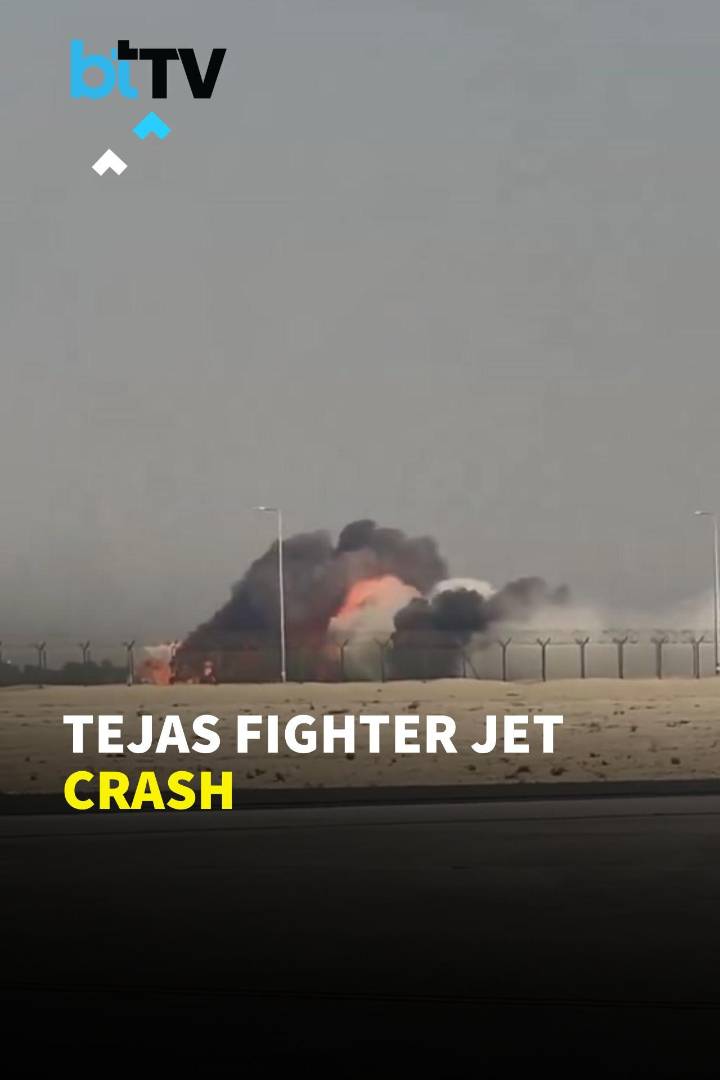 HAL Tejas Crashes Mid-Demo At Dubai Air Show