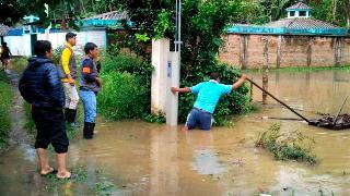 Lluvias inundaron un centro de salud y dañaron viviendas y vías en Kimbiri