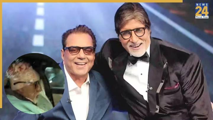 Viral video: Amitabh Bachchan visits Dharmendra at his residence after hospital discharge; Watch