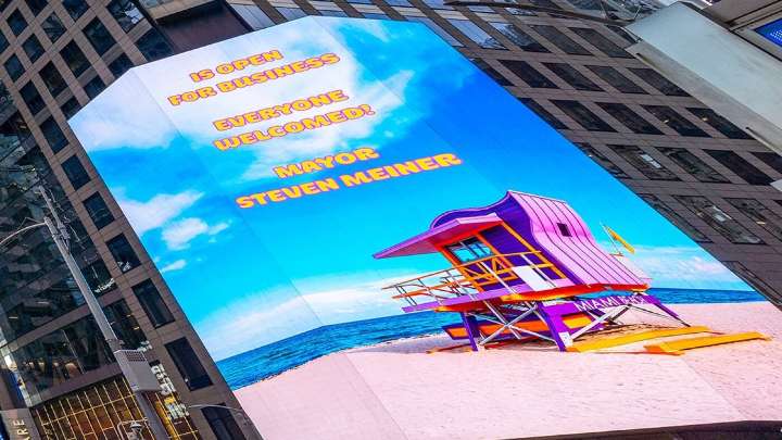 In Miami Beach, the New York City mayoral election is an opportunity  : NPR