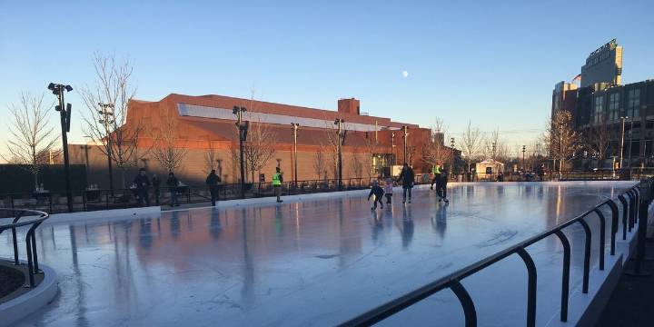 Ice skating returns to Titletown for the 2025