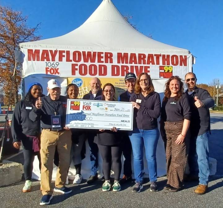Mayflower Marathon food drive set to serve over 1 million meals