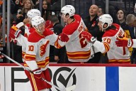Deadspin | Jonathan Huberdeau scores twice as Flames end trip with win