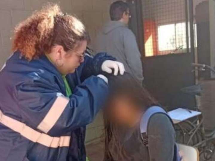 Una mujer entró a un colegio y golpeó a cadenazos a una alumna que se había peleado con su hija: "Voy a ir a tu casa y te voy a matar"