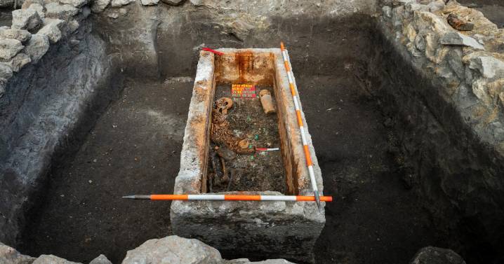 Archaeologists lift the lid on a 1,700-year-old Roman sarcophagus hidden beneath Budapest
