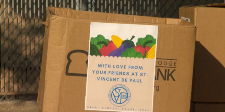 St. Vincent de Paul hands out 175 food boxes to families in need