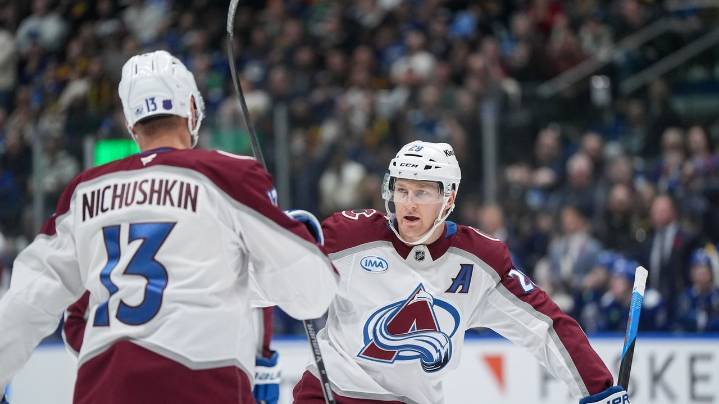 Brindley scores in OT, MacKinnon has 2 goals and 3 assists as Avalanche beat Canucks 5