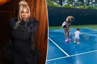 Serena Williams shares rare snaps of daughter Adira, 2, playing tennis