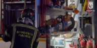 Fallece un hombre de mediana edad en el incendio de una vivienda en Madrid
