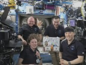 NASA astronauts celebrate Thanksgiving with Russian cranberry sauce