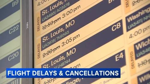 Chicago flights canceled today: More than 700 flights canceled at O'Hare, Midway airports amid Chicago snow, government shutdown