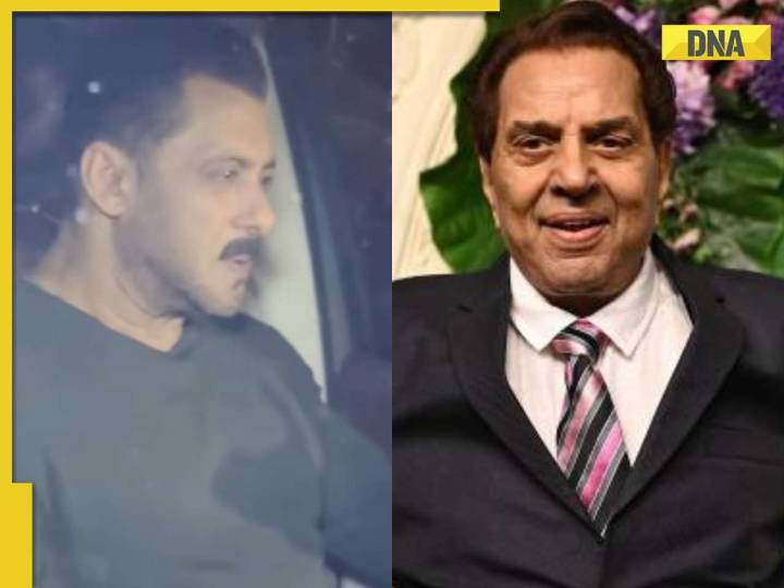 Viral video: Salman Khan visits Dharmendra in Breach Candy Hospital
