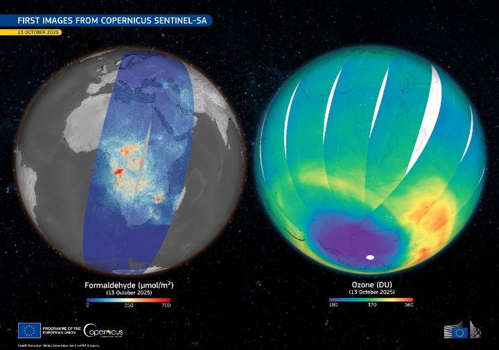 Sentinel-5A: el nuevo satélite que transforma la forma en que vemos la atmósfera terrestre