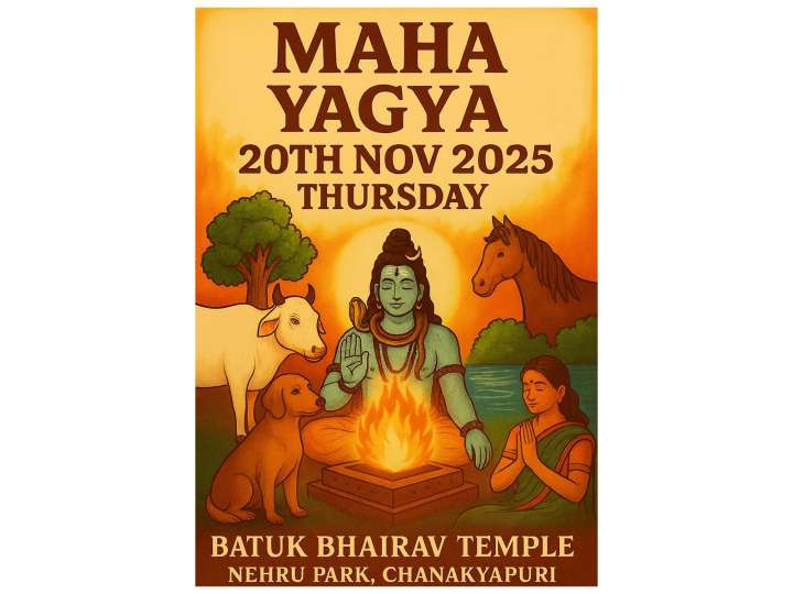 Maha Yagya for peace, compassion & protection of all living being