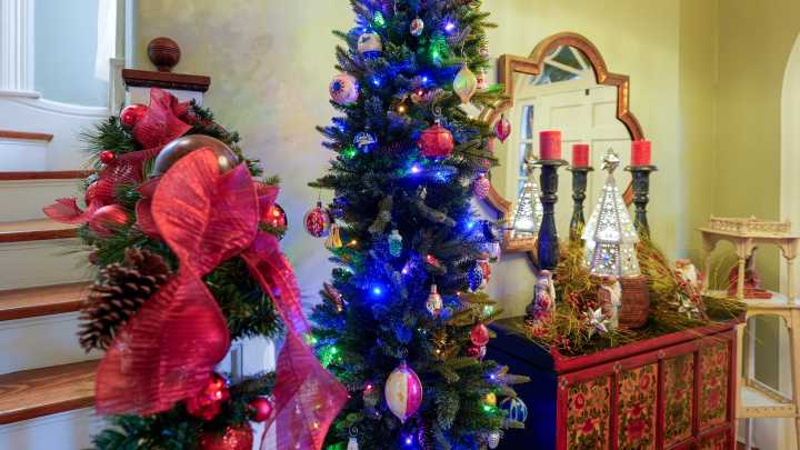 Belgravia Court home full of festive, international Christmas decor