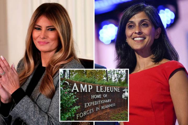 Exclusive | Veterans exposed to toxic chemicals at Camp Lejeune urge Trump to deliver ‘long overdue justice,’ as Melania and Usha visit military base