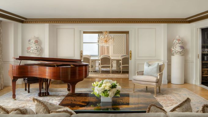 Inside the Luxe New Waldorf Astoria Suite in New York City