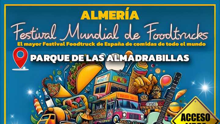 Almería se rinde a la gastronomía sobre ruedas con el mayor Festival de Foodtrucks de la ciudad