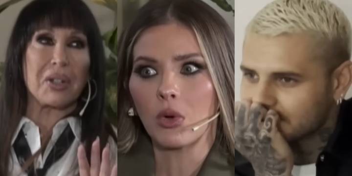 La fuerte reacción de la China Suárez a una pregunta de Moria Casán: “¿Cómo lo llaman tus hijos a Icardi? ¿Mauro o papá?”