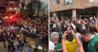 Copa Libertadores 2025: Hinchas de Palmeiras y Flamengo dieron la bienvenida a sus clubes