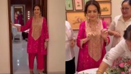 Nita Ambani Ditches The Saree For A Rani Pink Suit That Redefines Festive Chic