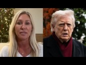Watch: Marjorie Taylor Greene’s resignation announcement, Trump's response