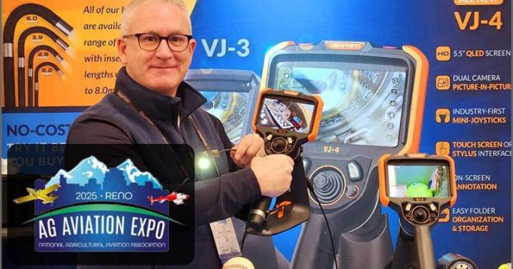 Ag Aviation Expo to Feature Inspection Technology – ViewTech Borescopes to Showcase VJ-4 Video Borescopes During Annual Agricultural Aviation Event