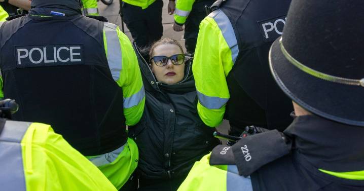 Why quiet protesters were carted off by the police in Bristol today